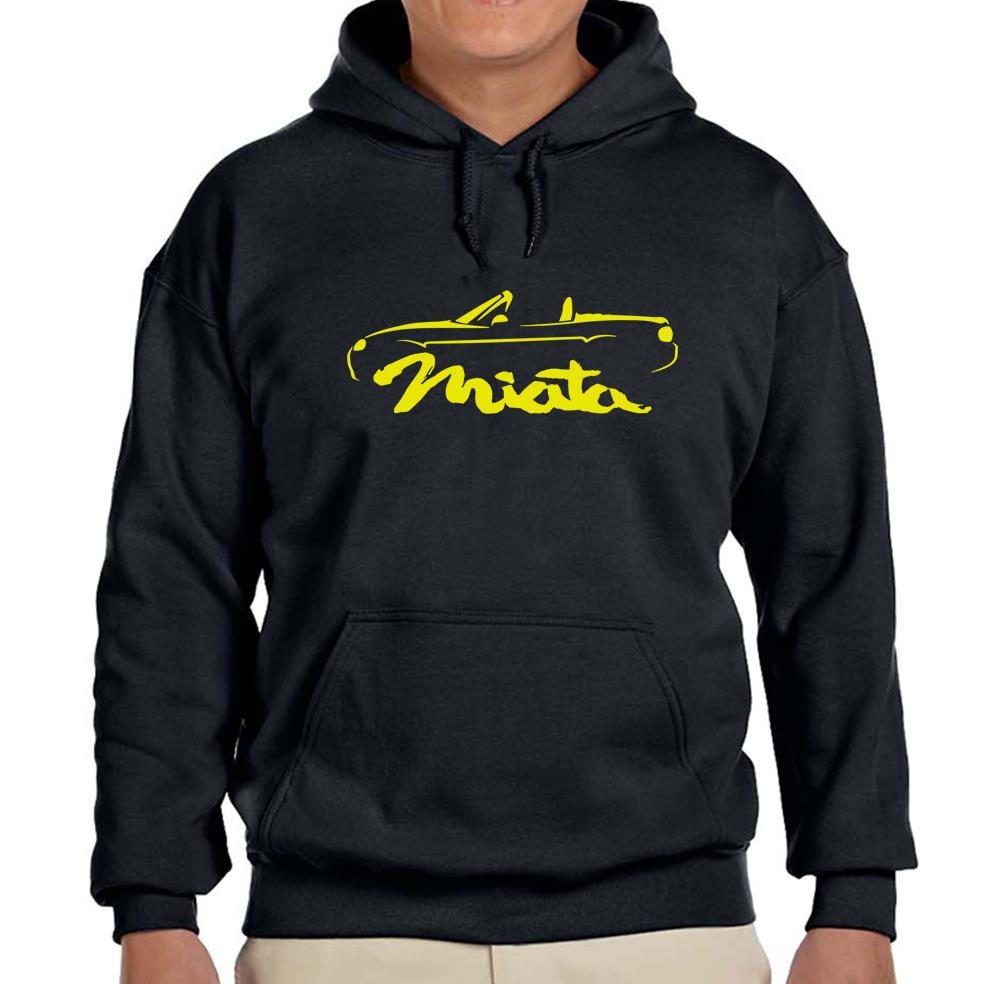 1999 04 Mazda Miata Sports Car Black Hoodie Sweatshirt FREE SHIP eBay