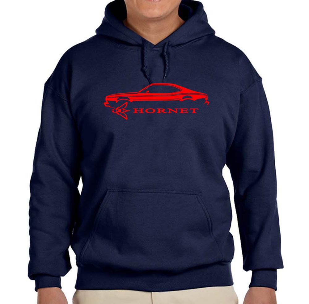 AMC Hornet Classic Navy Blue Hoodie Sweatshirt FREE SHIP - Picture 5 of 7