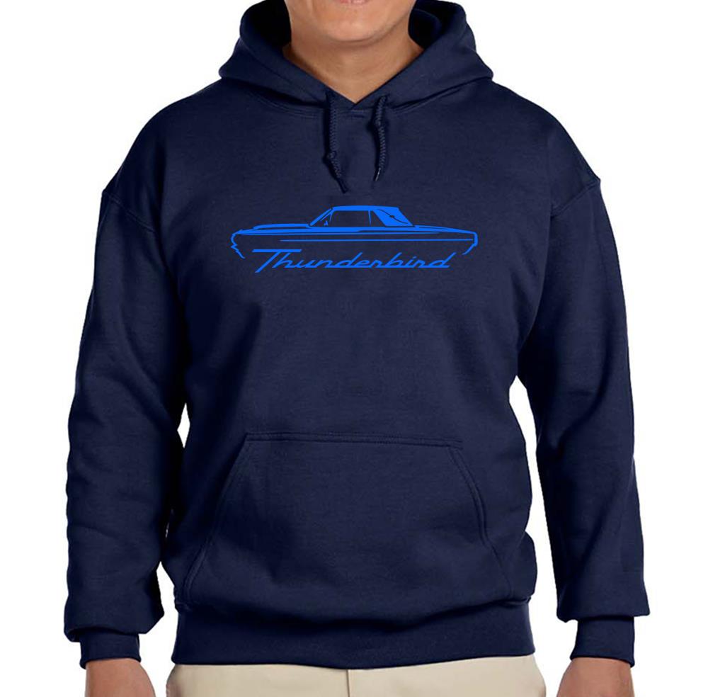 1964 1965 1966 Ford Thunderbird Hardtop marineblau Hoodie Sweatshirt - Bild 2 von 7