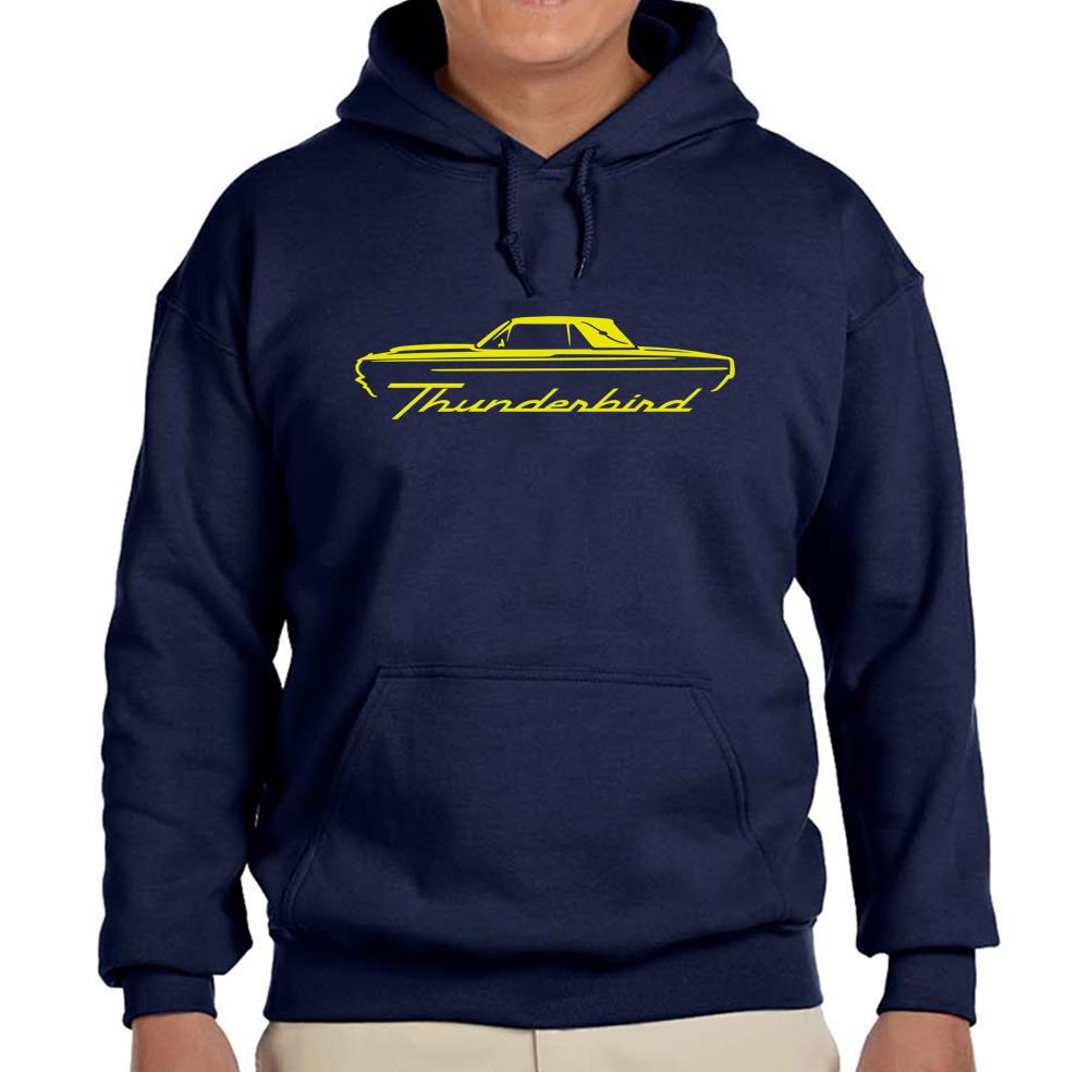 1964 1965 1966 Ford Thunderbird Hardtop marineblau Hoodie Sweatshirt - Bild 7 von 7