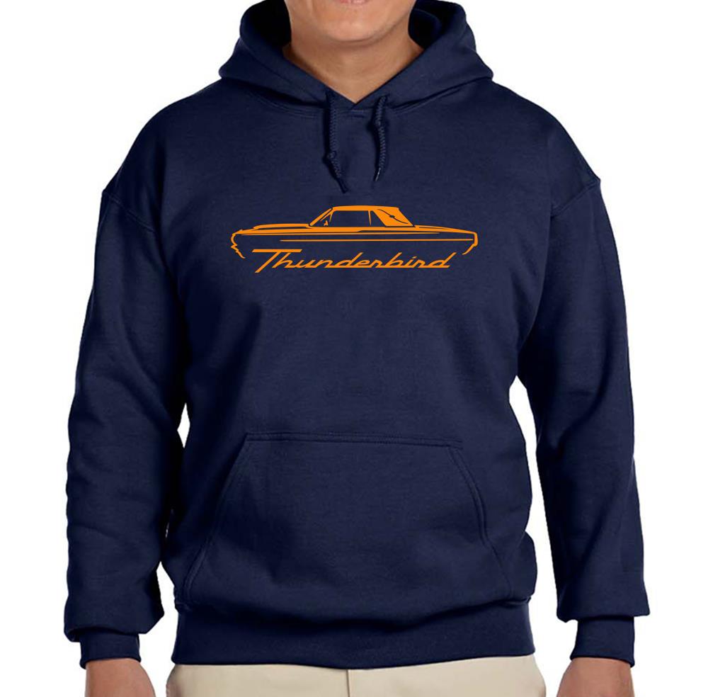 1964 1965 1966 Ford Thunderbird Hardtop marineblau Hoodie Sweatshirt - Bild 4 von 7