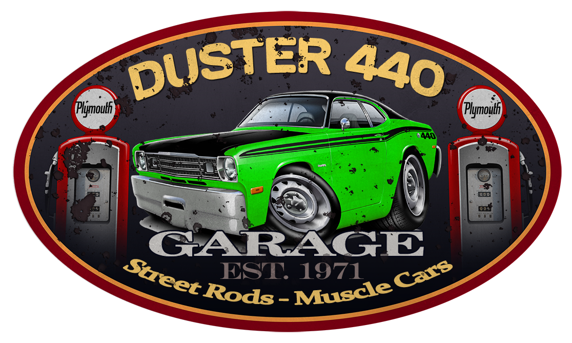 Plymouth Duster 440 Garage Sign Wall Art Graphic Sticker - Picture 2 of 4