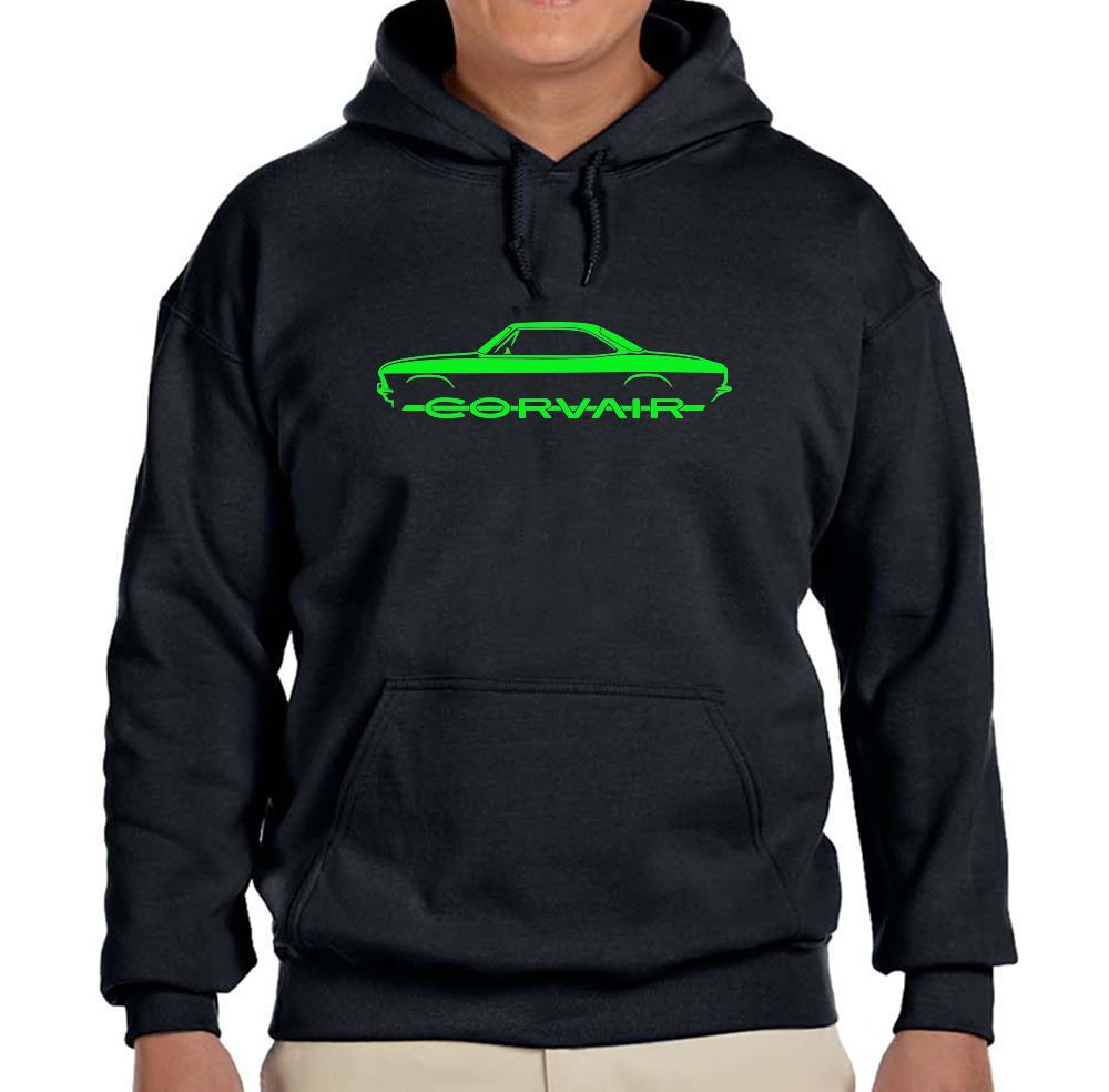 1965-69 Corvair klassischer schwarzer Hoodie Sweatshirt KOSTENLOSER VERSAND - Bild 3 von 7