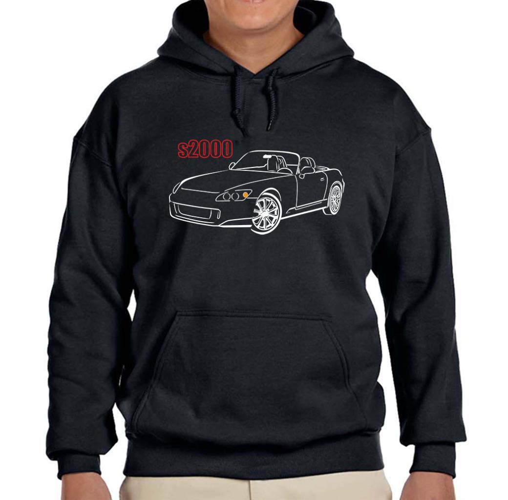 Honda S2000 Sports Car Classic Design Tshirt Hoodie Sweatshirt NEW - Picture 7 of 7