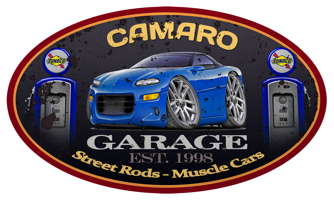 1998-02 Camaro Classic Garage Sign Wall Art Graphic Sticker