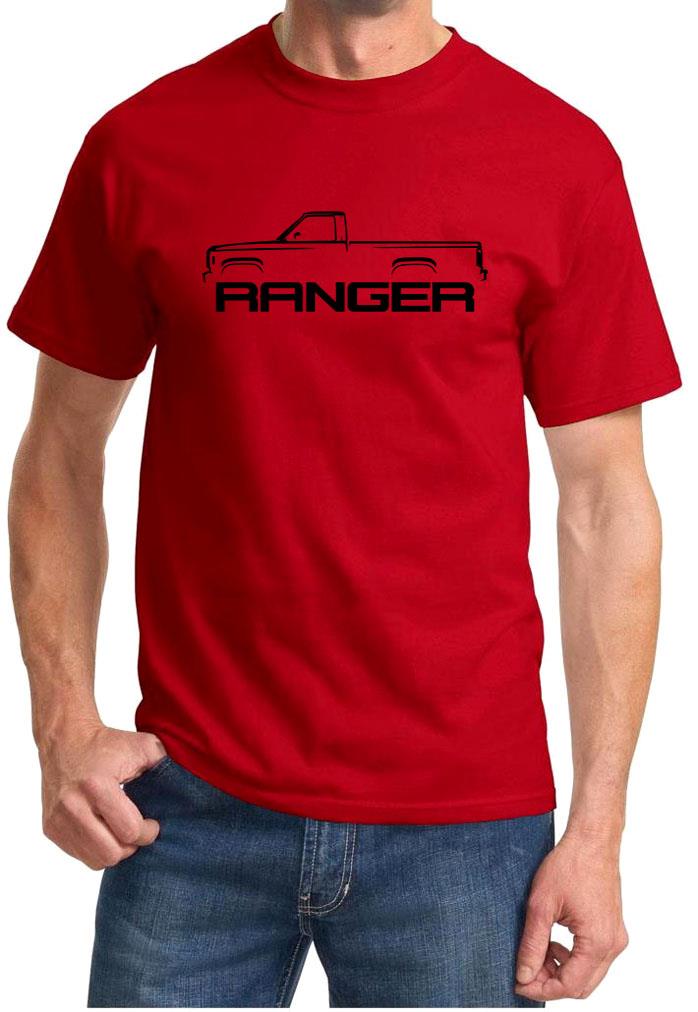 Ford Ranger 1983-88 Pickup Truck Outline Baseball Cap - Flexfit Fitted Hat, Maroon, S/M - View #2