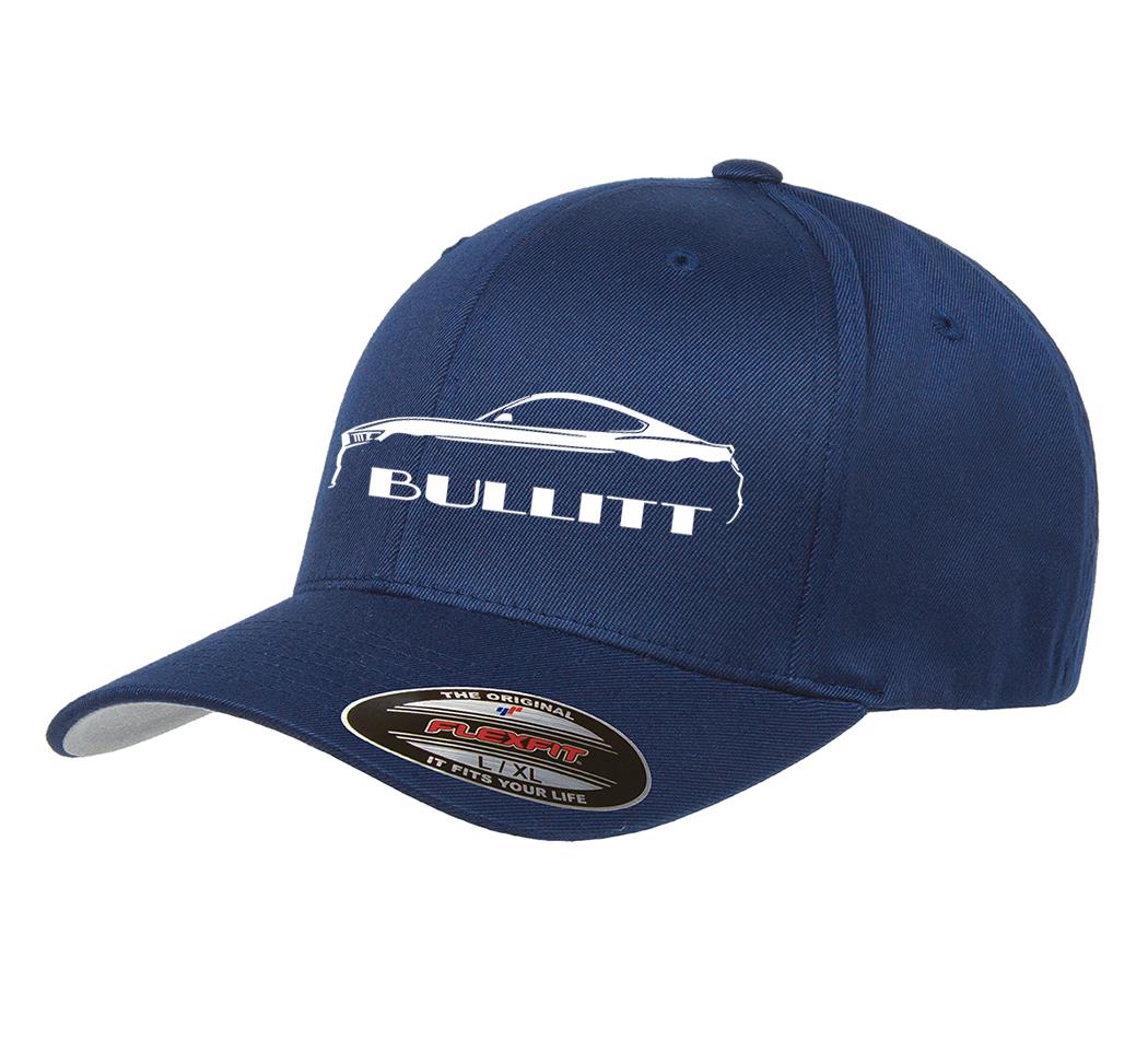 BULLITT 2019 Ford Mustang Classic Outline Design Hat Cap - Picture 4 of 11