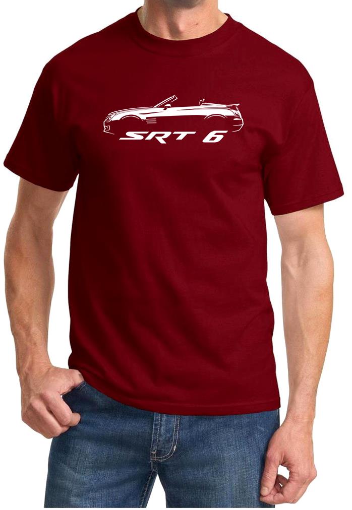 Chrysler Crossfire SRT6 Convertible Classic Outline Tshirt NEW - Picture 11 of 14