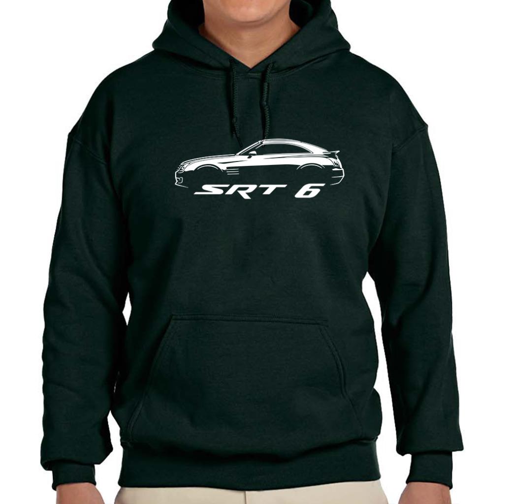 Chrysler Crossfire SRT6 Coupe Outline Design Hoodie Sweatshirt NEW - Picture 12 of 12