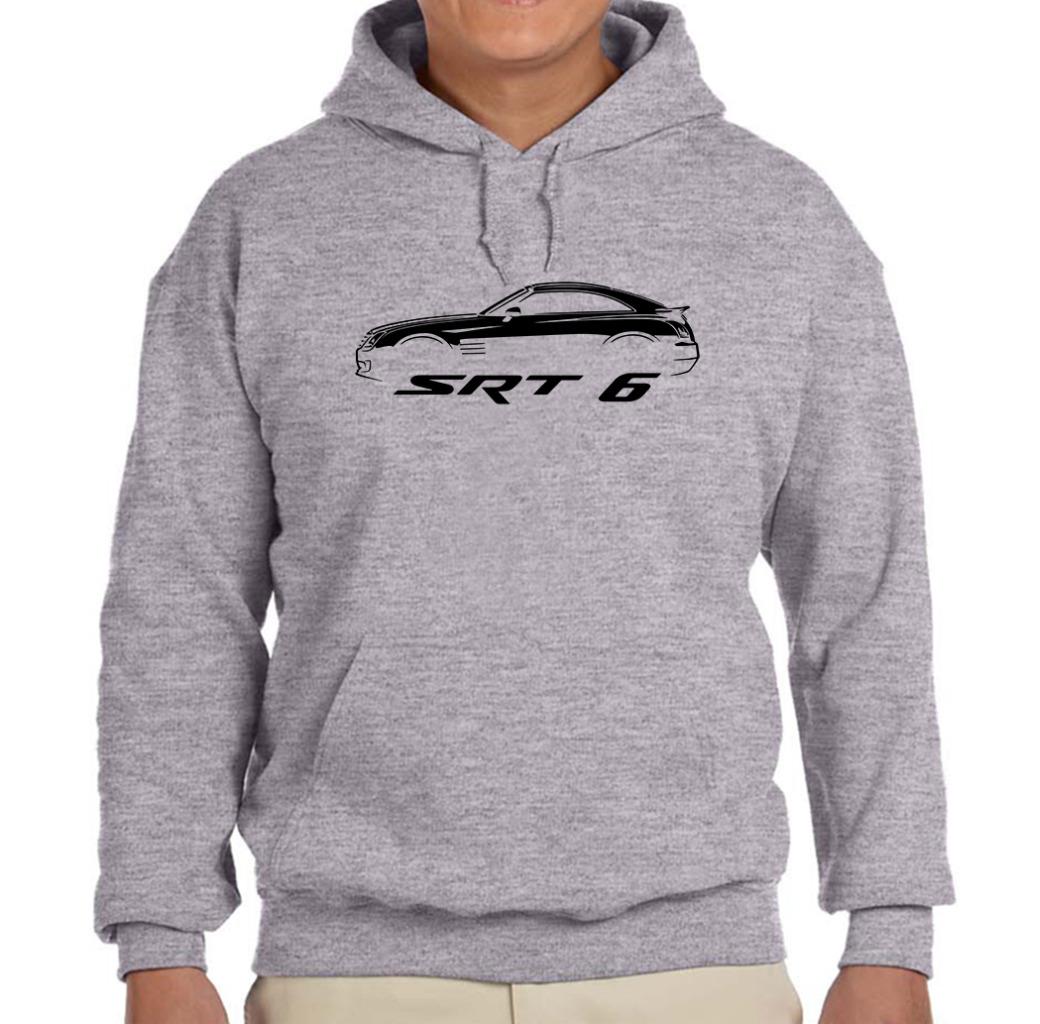 Chrysler Crossfire SRT6 Coupe Outline Design Hoodie Sweatshirt NEW - Picture 7 of 12