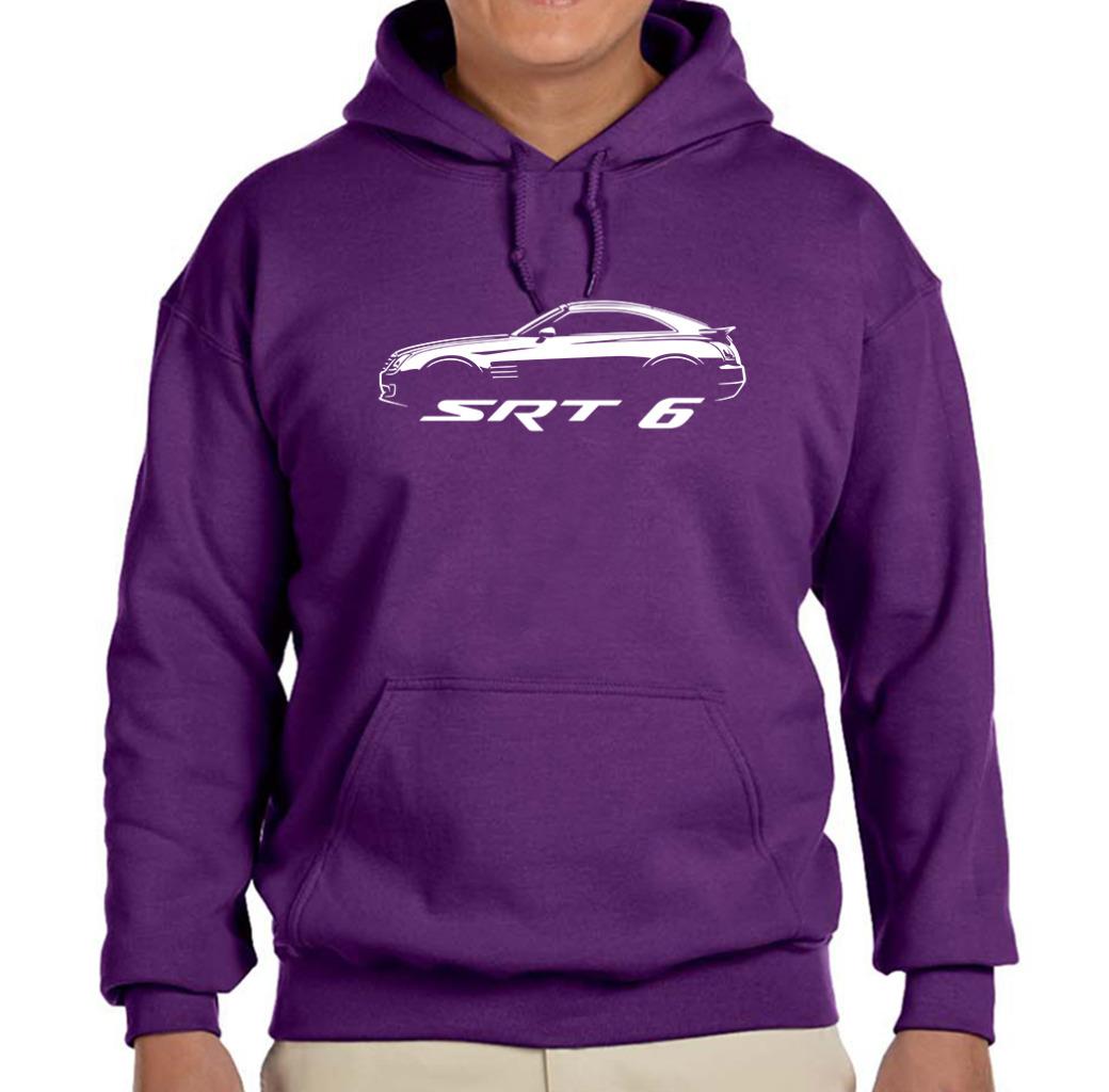 Chrysler Crossfire SRT6 Coupe Outline Design Hoodie Sweatshirt NEW - Picture 8 of 12