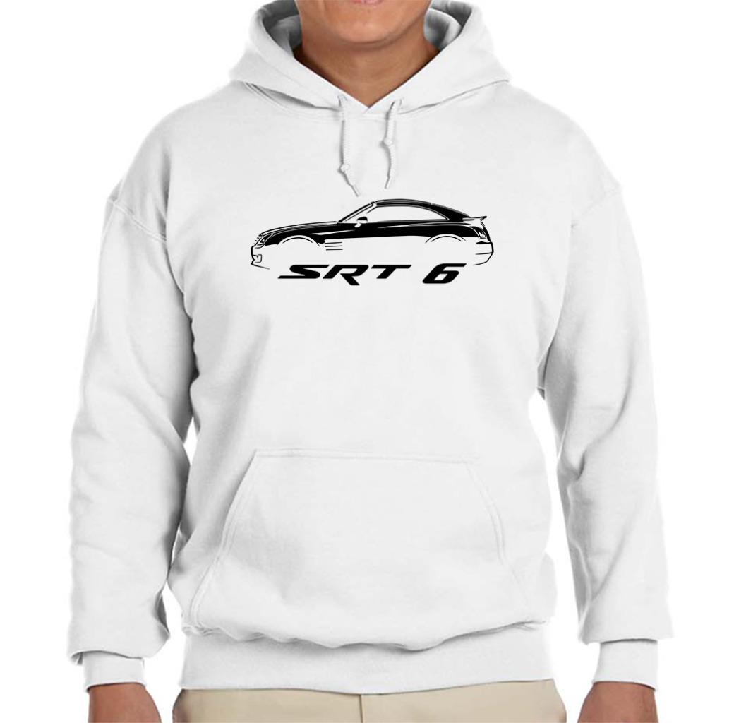 Chrysler Crossfire SRT6 Coupe Outline Design Hoodie Sweatshirt NEW - Picture 9 of 12