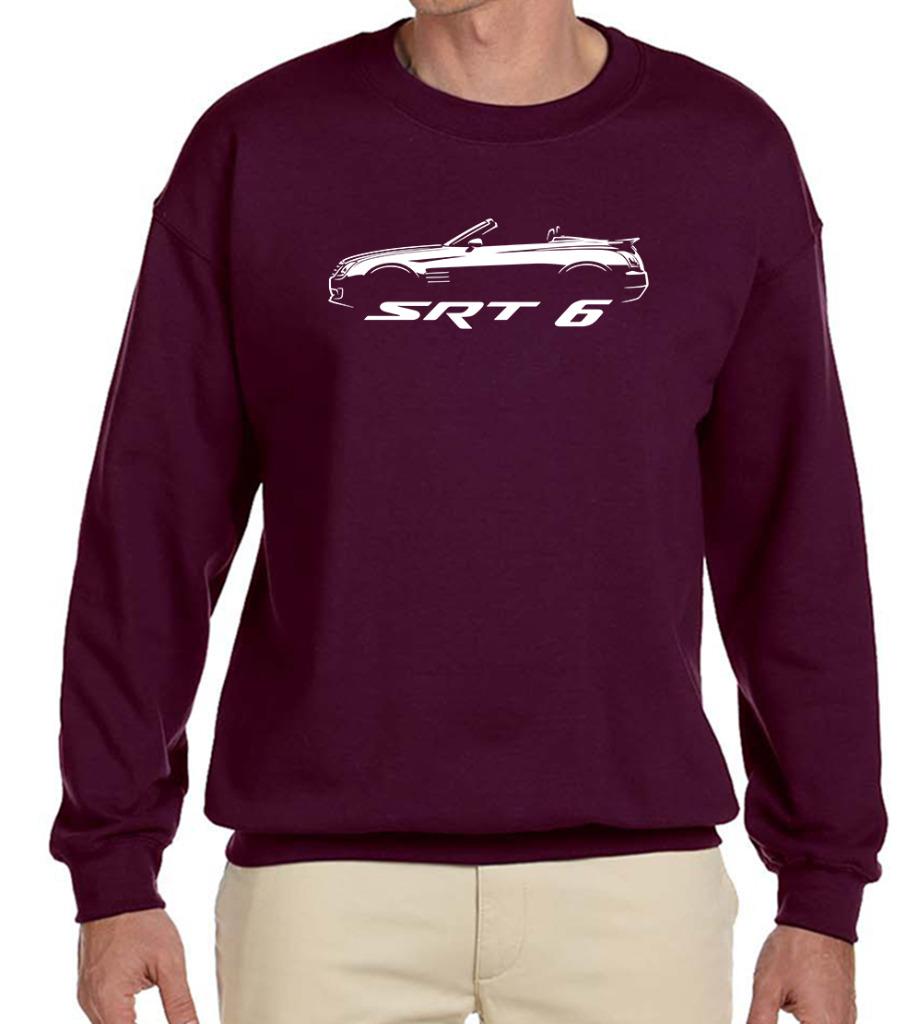 Chrysler Crossfire SRT6 Convertible Outline Design Sweatshirt NEW - Picture 7 of 11