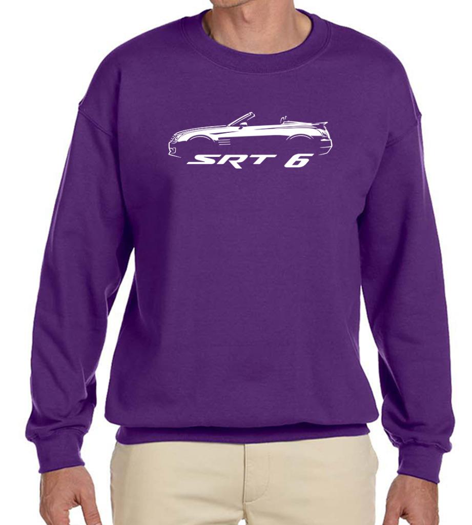 Chrysler Crossfire SRT6 Convertible Outline Design Sweatshirt NEW - Picture 9 of 11