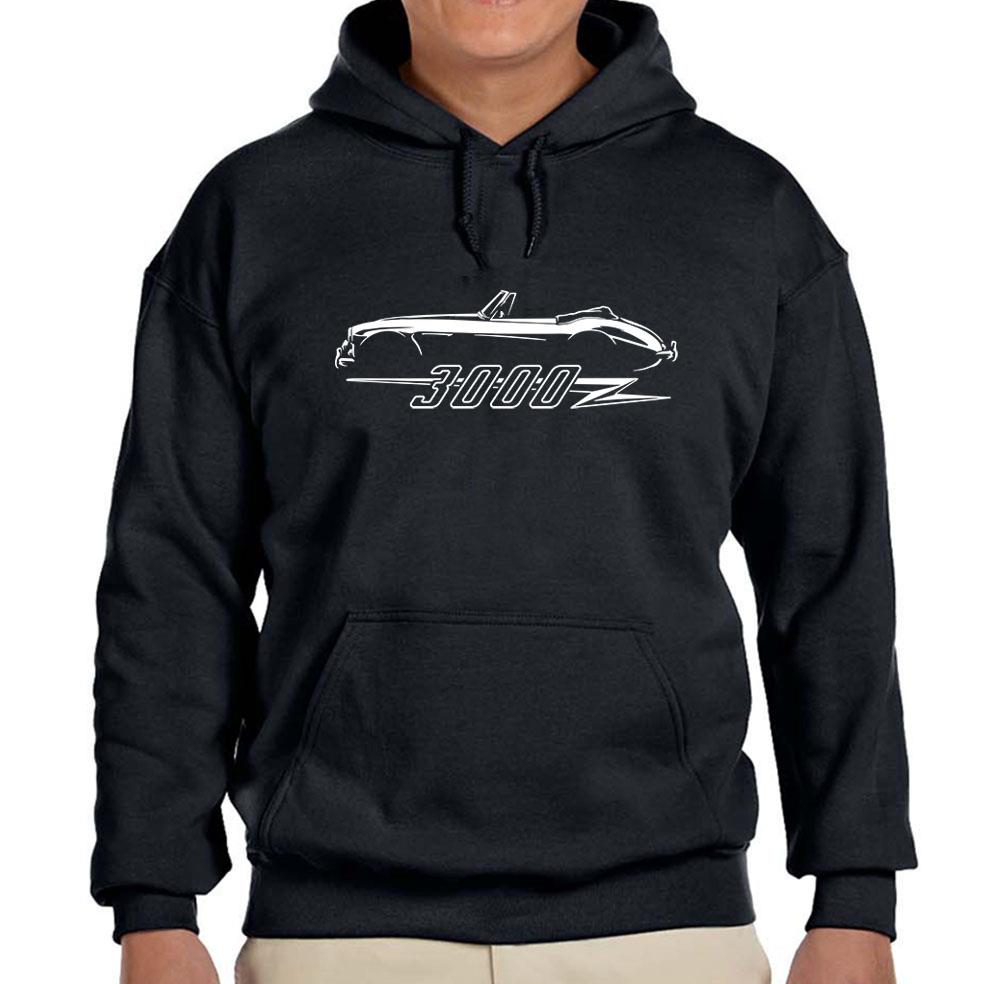 Austin Healey 3000 Sportwagen Umriss Design Hoodie Sweatshirt NEU - Bild 2 von 12