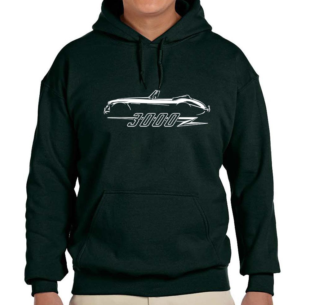 Austin Healey 3000 Sportwagen Umriss Design Hoodie Sweatshirt NEU - Bild 12 von 12