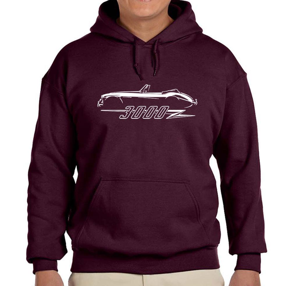 Austin Healey 3000 Sportwagen Umriss Design Hoodie Sweatshirt NEU - Bild 5 von 12