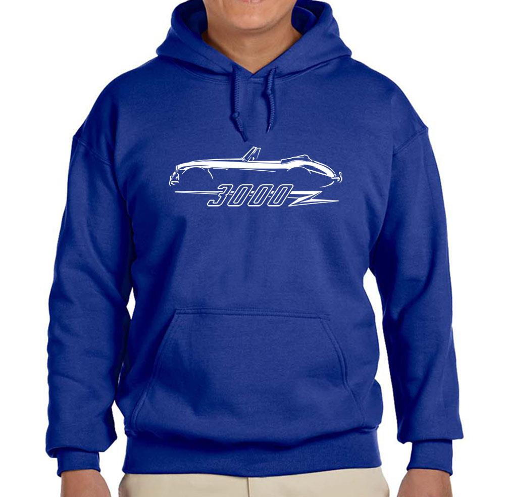 Austin Healey 3000 Sportwagen Umriss Design Hoodie Sweatshirt NEU - Bild 9 von 12
