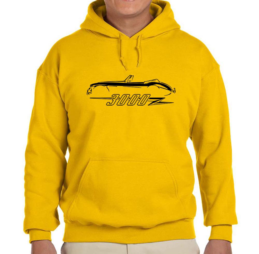 Austin Healey 3000 Sportwagen Umriss Design Hoodie Sweatshirt NEU - Bild 11 von 12