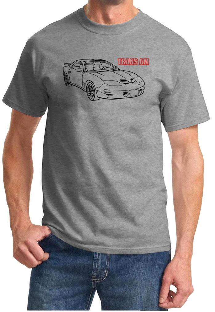1998-02 Pontiac Trans Am Firebird Classic Profile Design Tshirt NEW - Picture 7 of 14