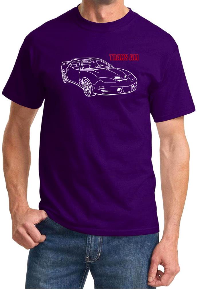 1998-02 Pontiac Trans Am Firebird Classic Profile Design Tshirt NEW - Picture 8 of 14