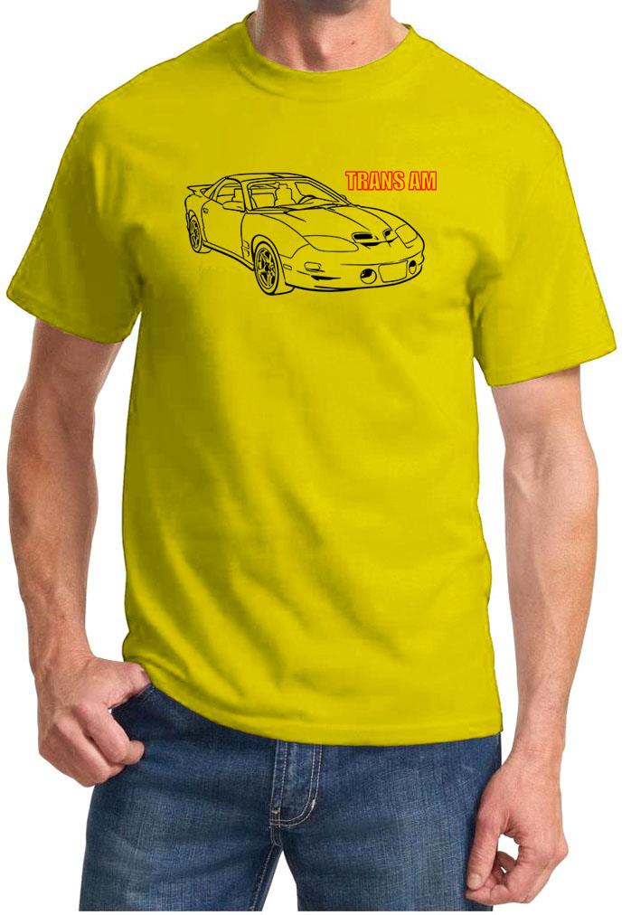 1998-02 Pontiac Trans Am Firebird Classic Profile Design Tshirt NEW - Picture 10 of 14