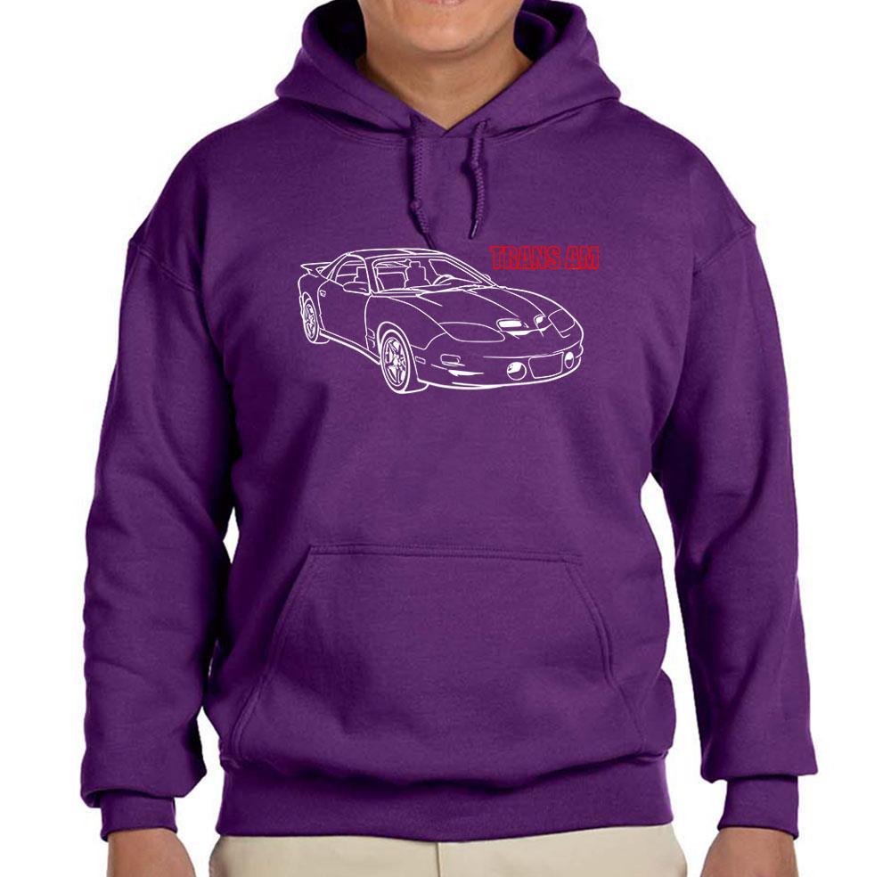 1998 02 Pontiac Trans Am Firebird Profile Design Hoodie Sweatshirt NEW eBay