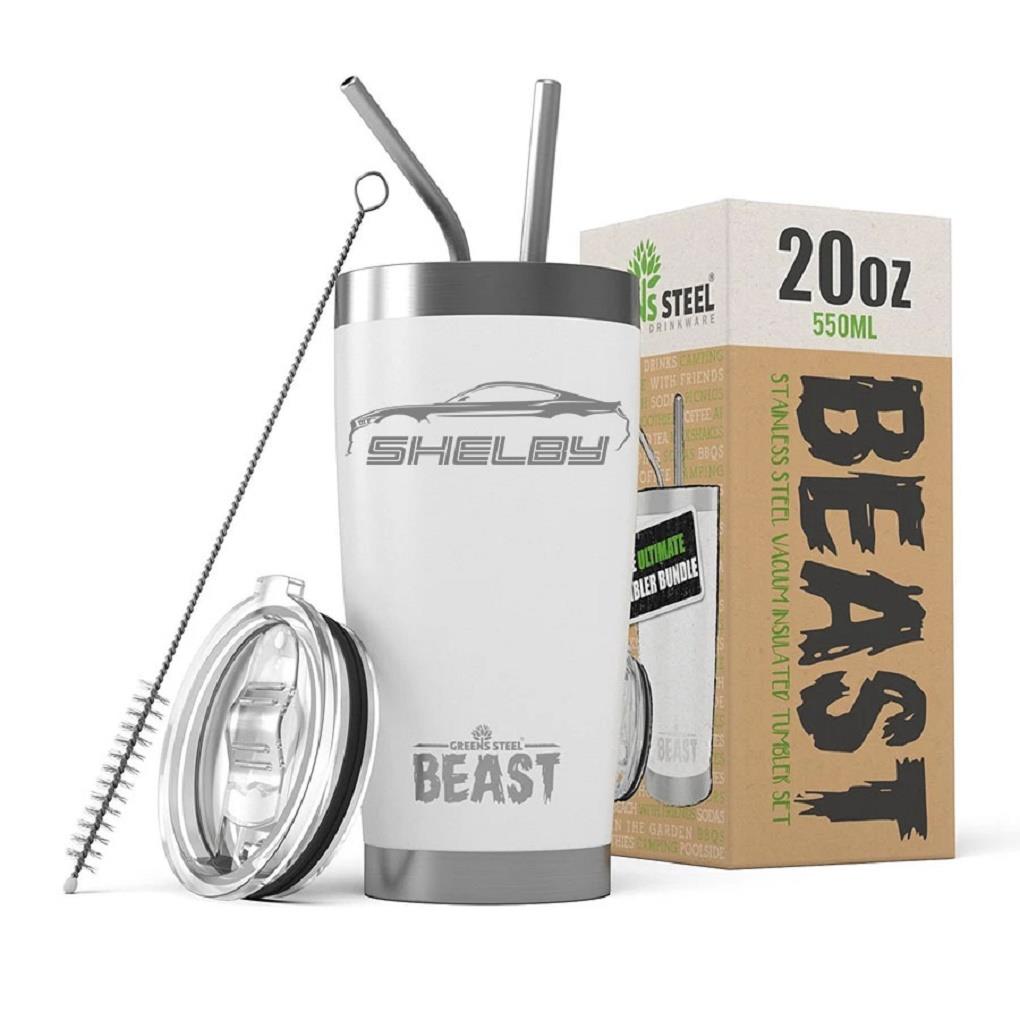 2016-20 Shelby GT350 Mustang Outline BEAST 20oz / 30oz Stainless Steel Tumbler - Picture 17 of 18