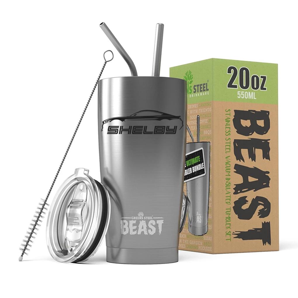 2016-20 Shelby GT350 Mustang Outline BEAST 20oz / 30oz Stainless Steel Tumbler - Picture 16 of 18