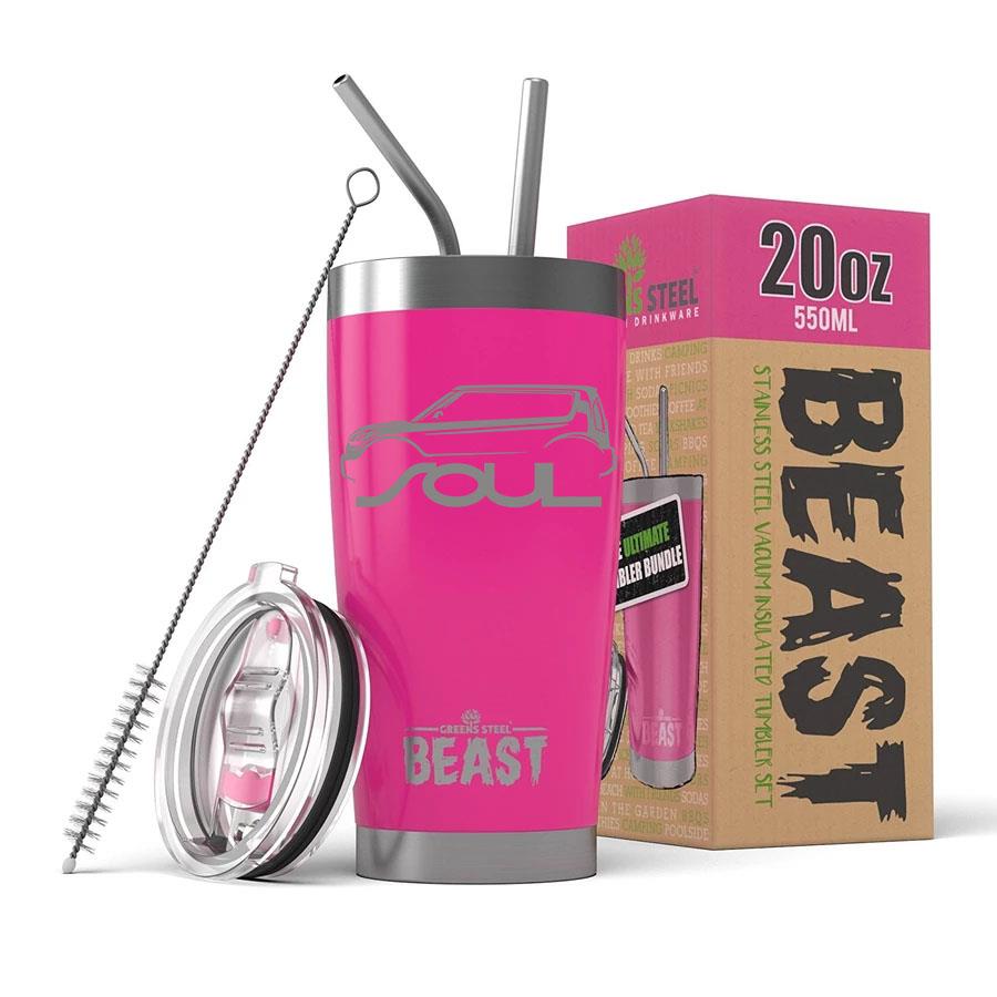 KIA SOUL Outline Design BEAST 20oz / 30oz Stainless Steel Tumbler - Picture 12 of 18