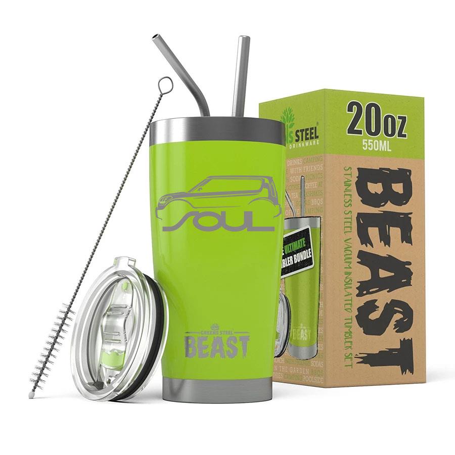 KIA SOUL Outline Design BEAST 20oz / 30oz Stainless Steel Tumbler - Picture 11 of 18