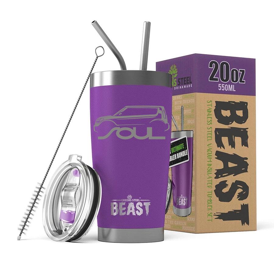 KIA SOUL Outline Design BEAST 20oz / 30oz Stainless Steel Tumbler - Picture 13 of 18