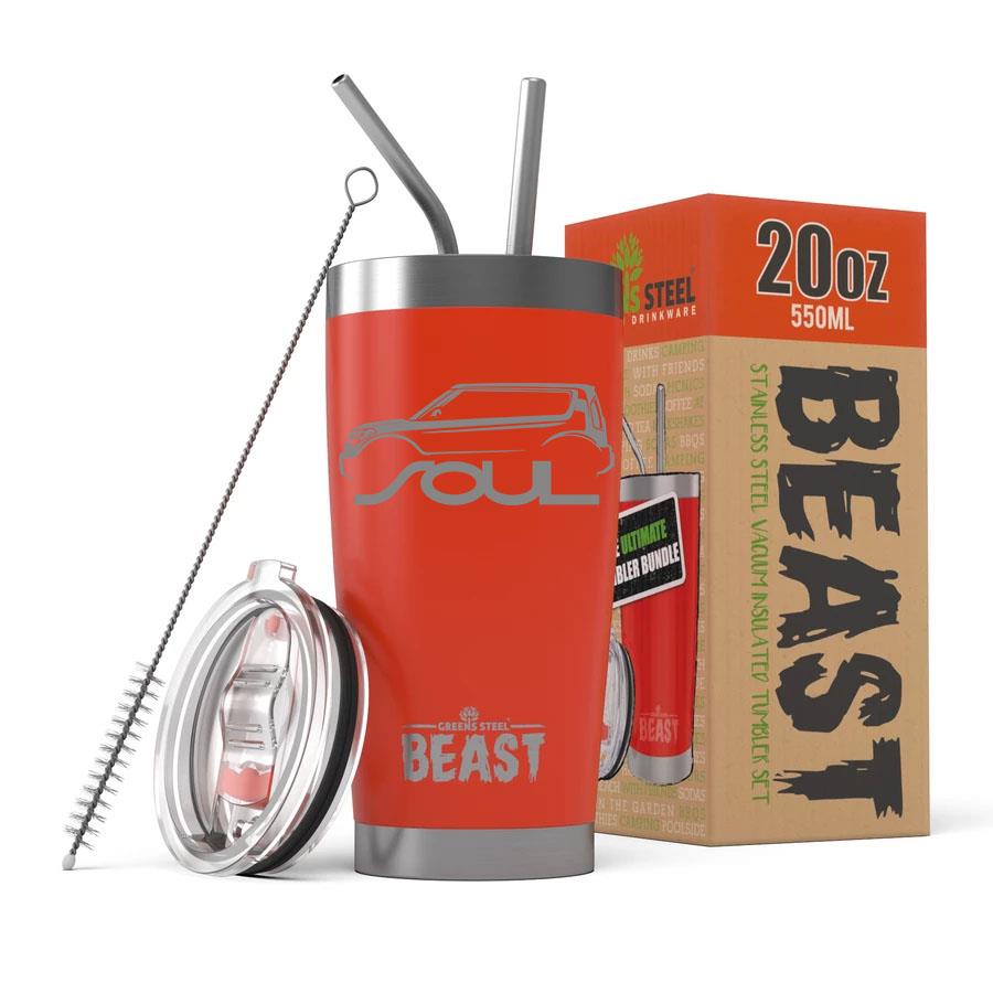 KIA SOUL Outline Design BEAST 20oz / 30oz Stainless Steel Tumbler - Picture 14 of 18