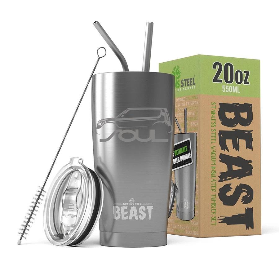KIA SOUL Outline Design BEAST 20oz / 30oz Stainless Steel Tumbler - Picture 16 of 18