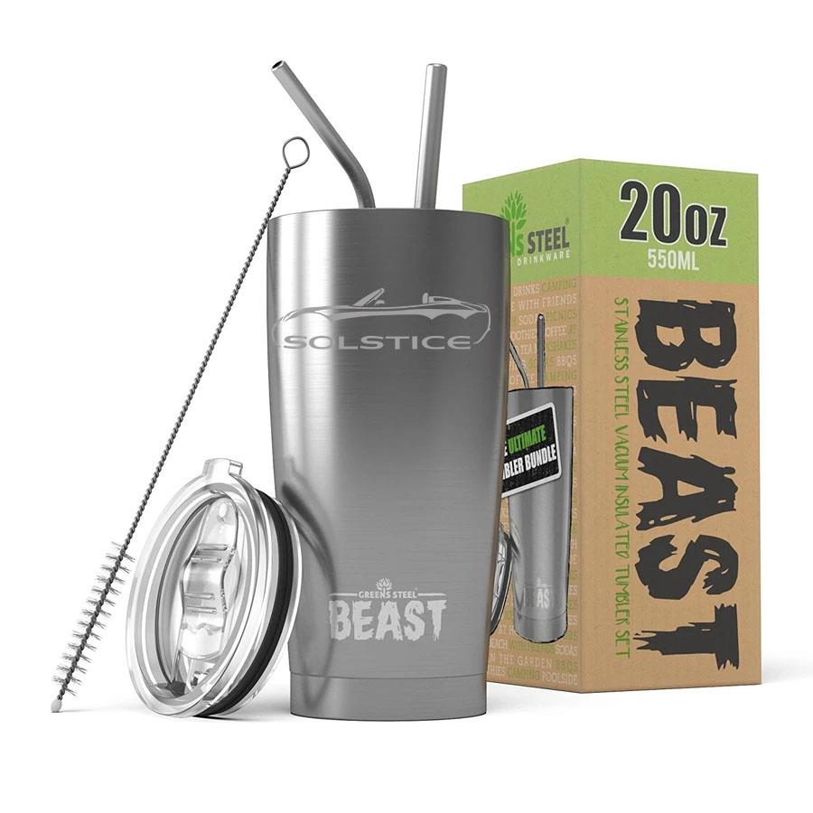 Pontiac Solstice Convertible BEAST 20oz / 30oz Stainless Steel Tumbler - Picture 16 of 18