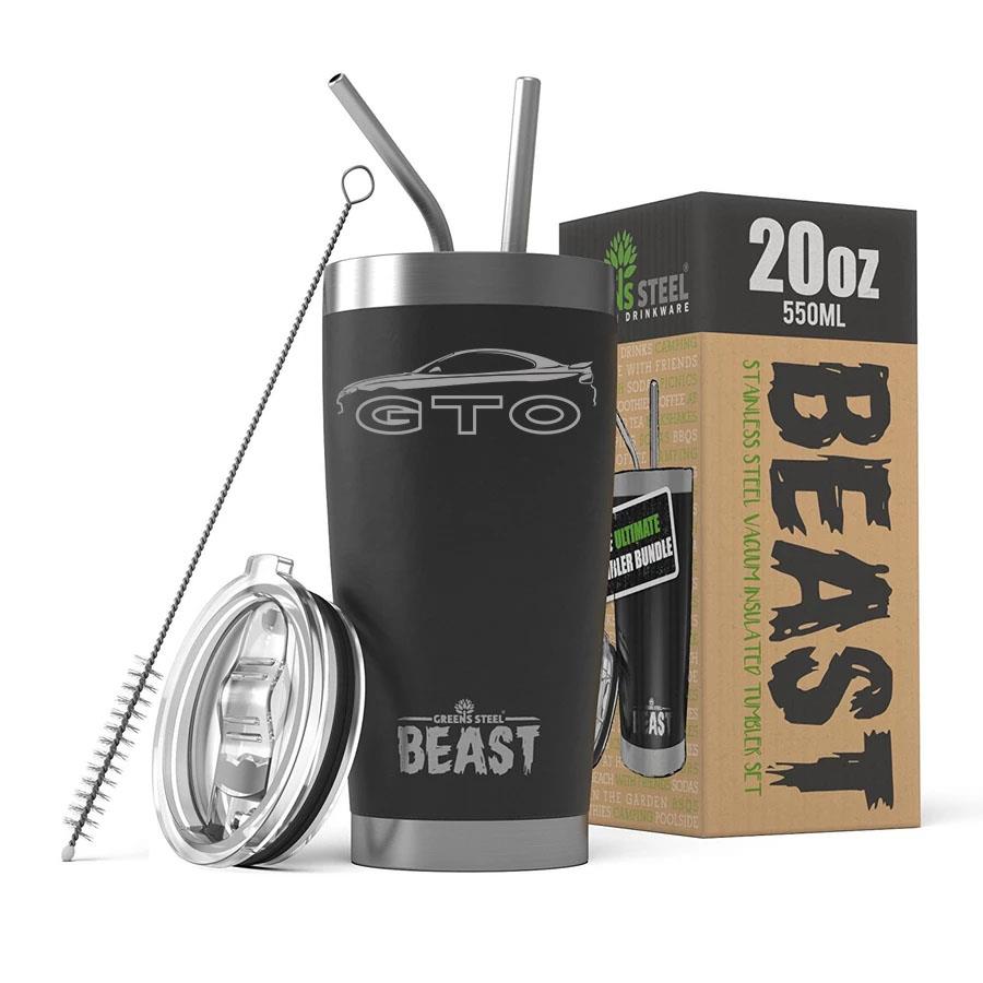 2004 2005 2006 Ford GT Exotic Car BEAST 20oz 30oz Stainless Steel Tumbler 