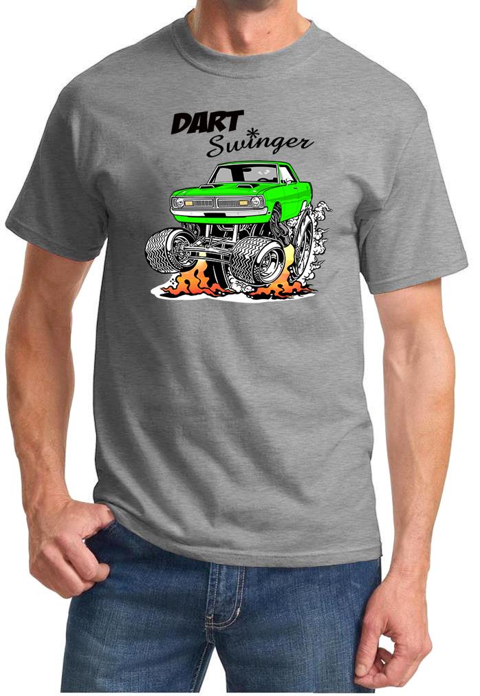 1970 1971 Dart Swinger Rad Rides Cartoon Design Tshirt NEW - Picture 7 of 12