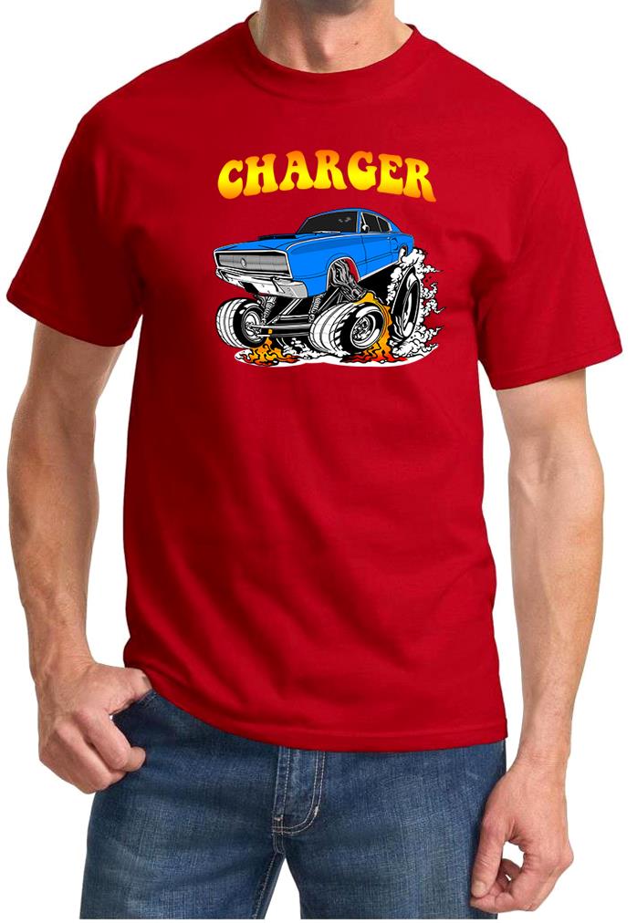 1966 1967 Charger Rad Rides Cartoon Design Tshirt NEW - Picture 13 of 13
