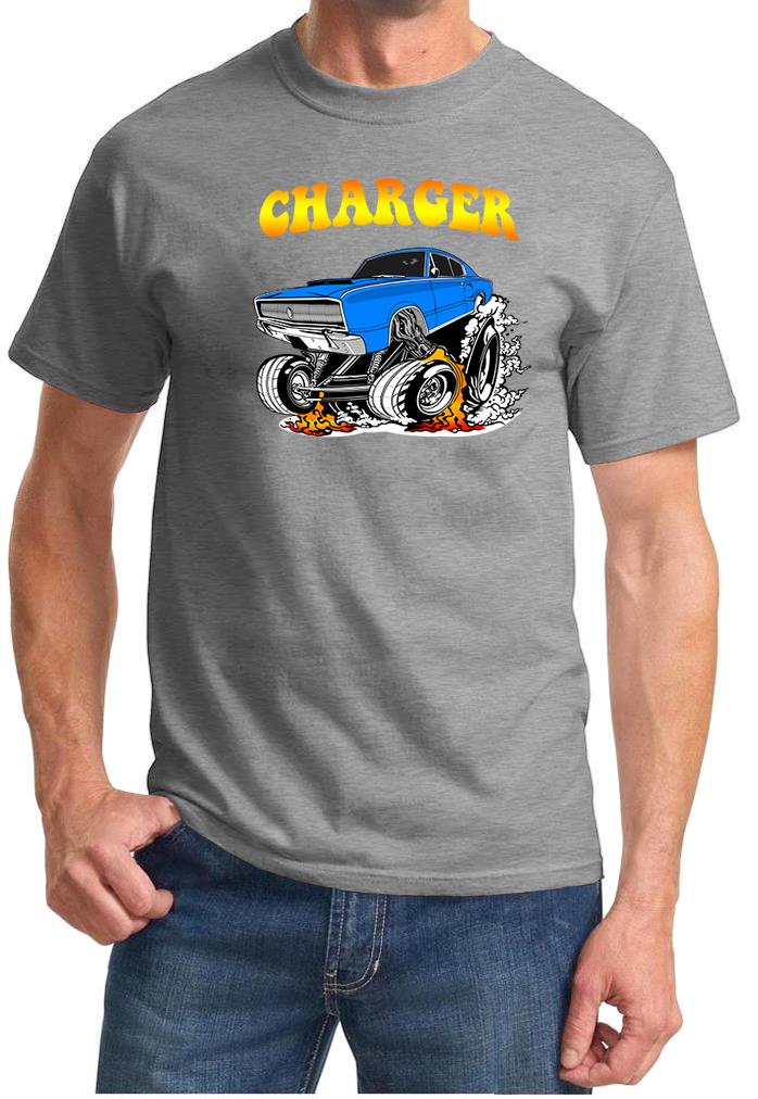 1966 1967 Charger Rad Rides Cartoon Design Tshirt NEW - Picture 7 of 13