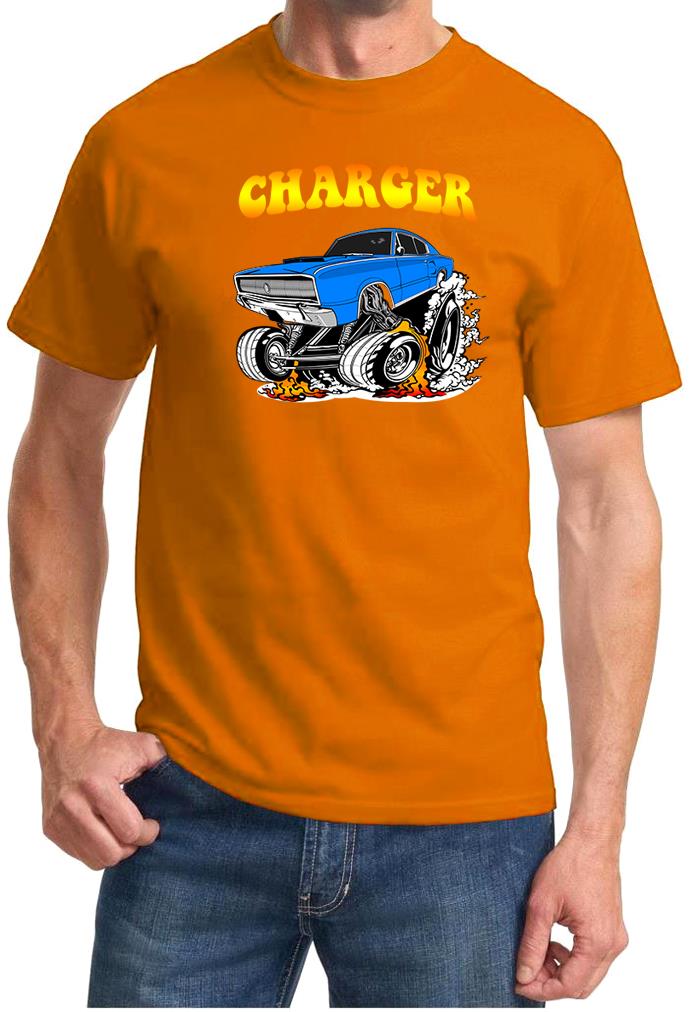 1966 1967 Charger Rad Rides Cartoon Design Tshirt NEW - Picture 11 of 13