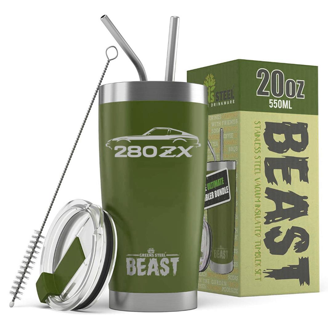 Datsun 280ZX Sports Car BEAST 20oz / 30oz Stainless Steel Tumbler - Picture 9 of 19