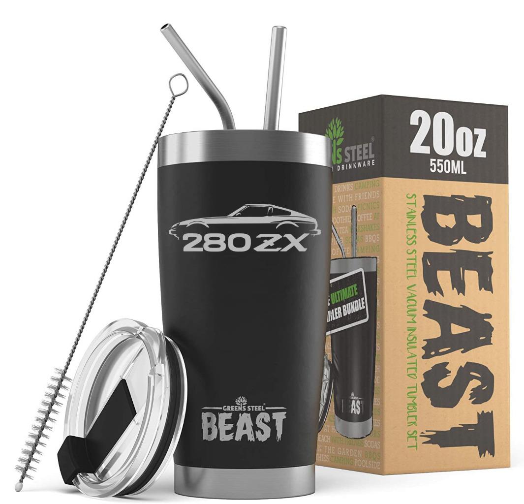 Datsun 280ZX Sports Car BEAST 20oz / 30oz Stainless Steel Tumbler - Picture 7 of 19