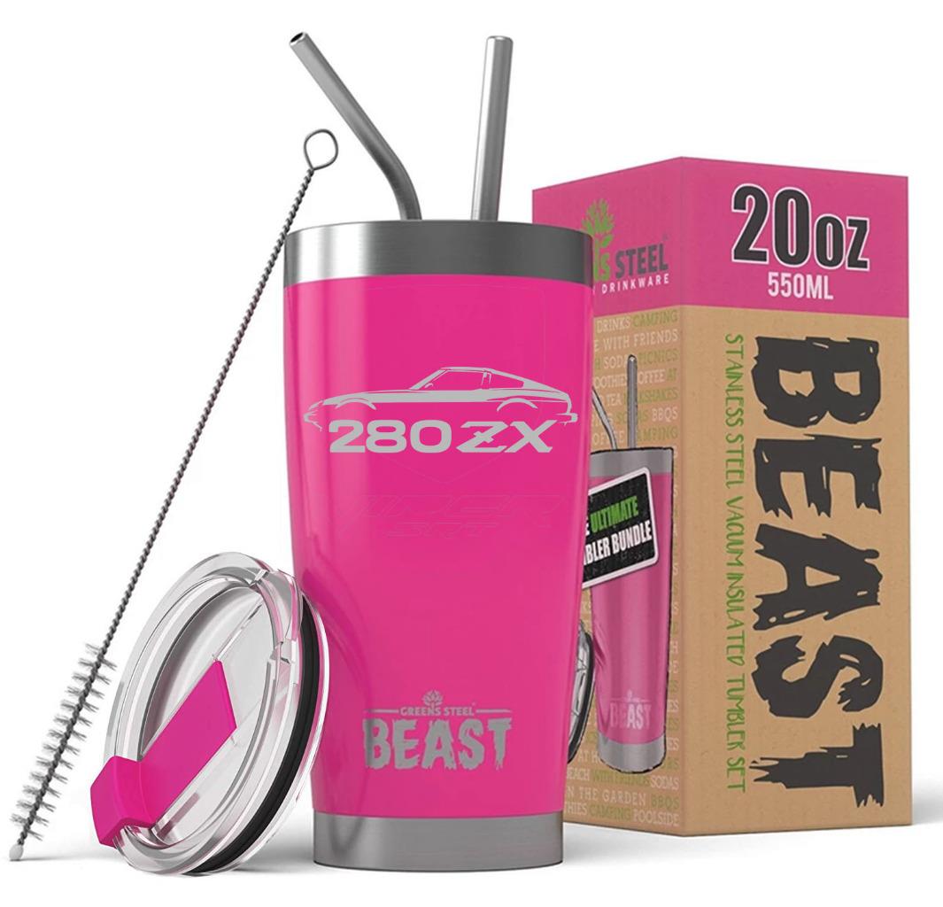 Datsun 280ZX Sports Car BEAST 20oz / 30oz Stainless Steel Tumbler - Picture 11 of 19
