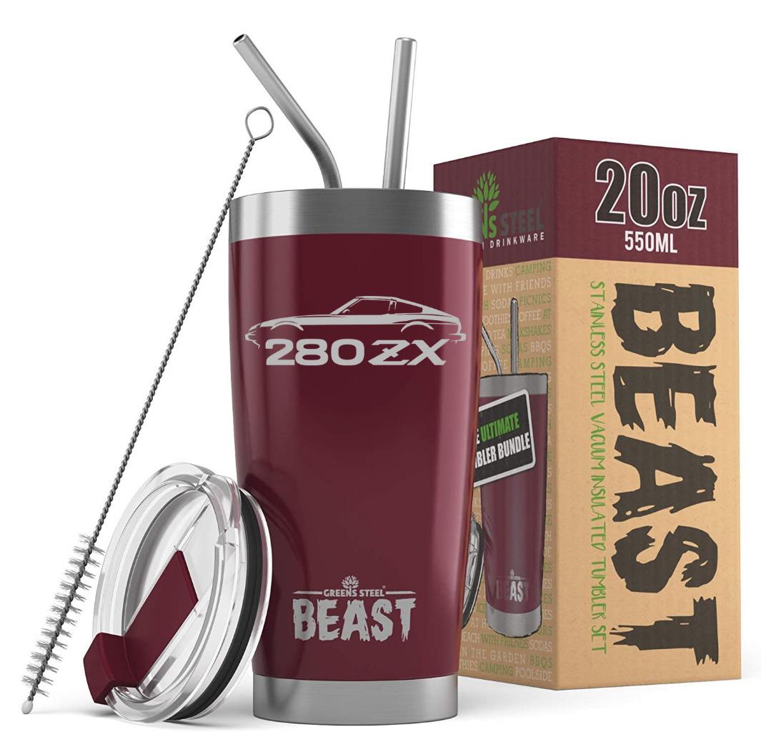 Datsun 280ZX Sports Car BEAST 20oz / 30oz Stainless Steel Tumbler - Picture 18 of 19