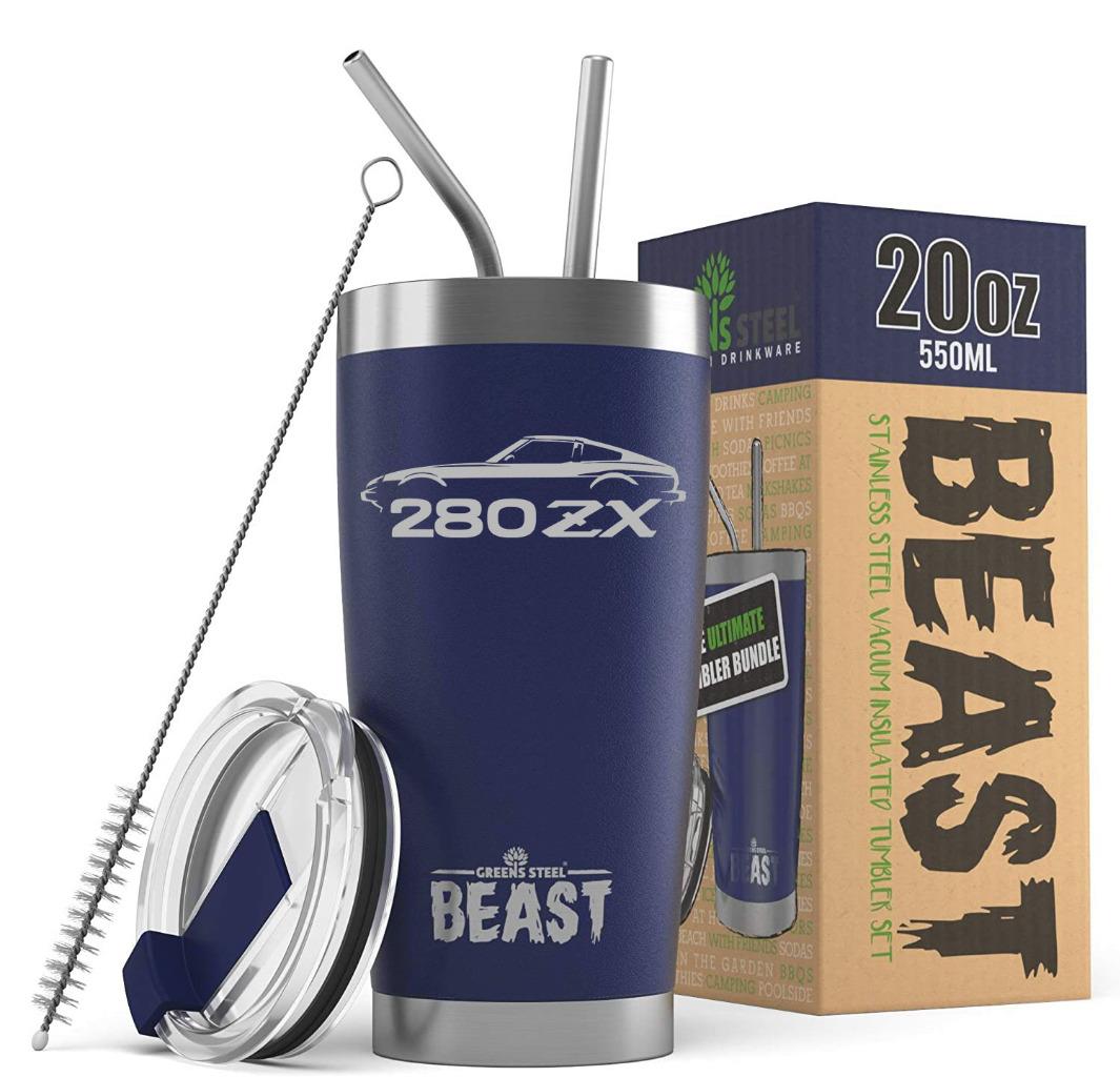 Datsun 280ZX Sports Car BEAST 20oz / 30oz Stainless Steel Tumbler - Picture 19 of 19