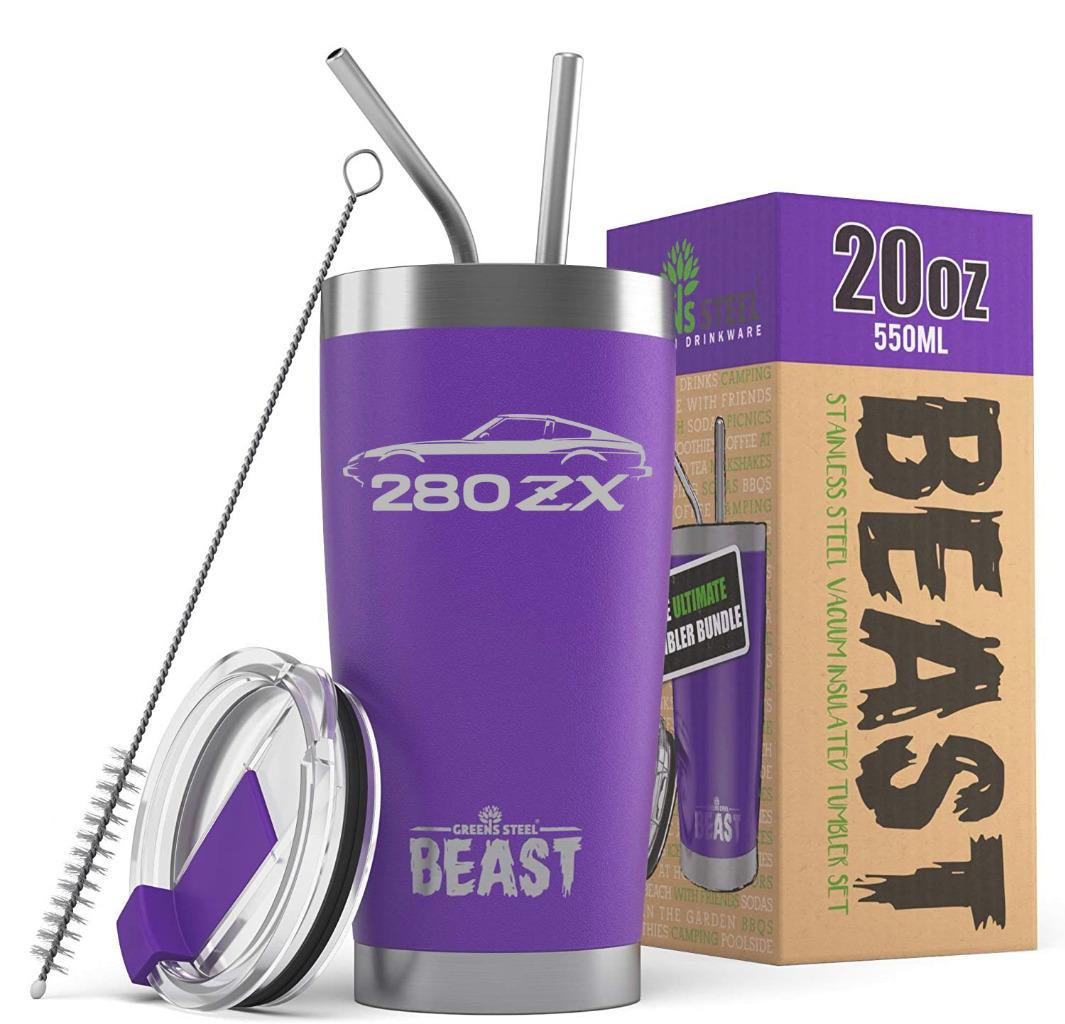 Datsun 280ZX Sports Car BEAST 20oz / 30oz Stainless Steel Tumbler - Picture 12 of 19