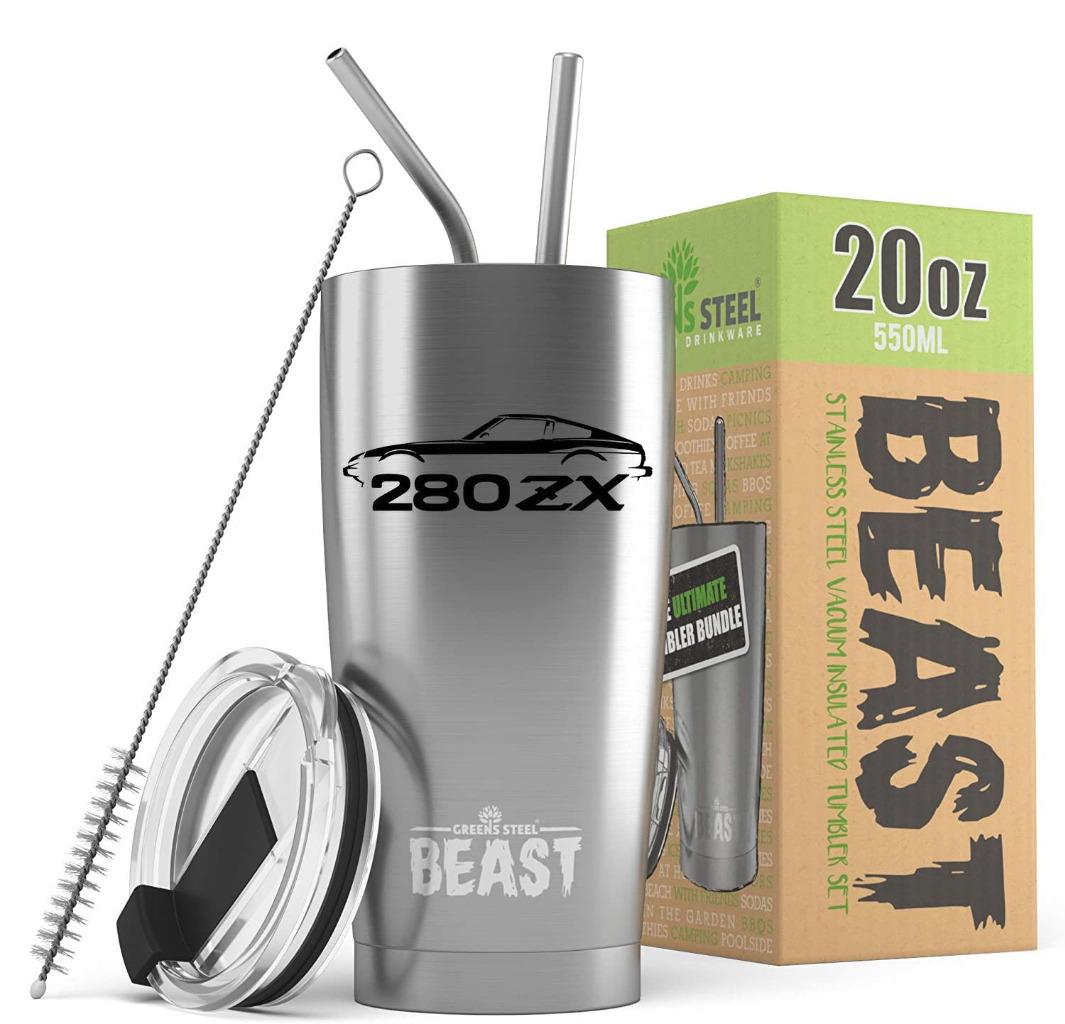 Datsun 280ZX Sports Car BEAST 20oz / 30oz Stainless Steel Tumbler - Picture 15 of 19