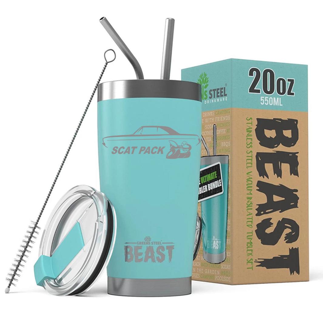 1970 1971 Dart Scat Pack BEAST 20oz / 30oz Stainless Steel Tumbler - Picture 8 of 19