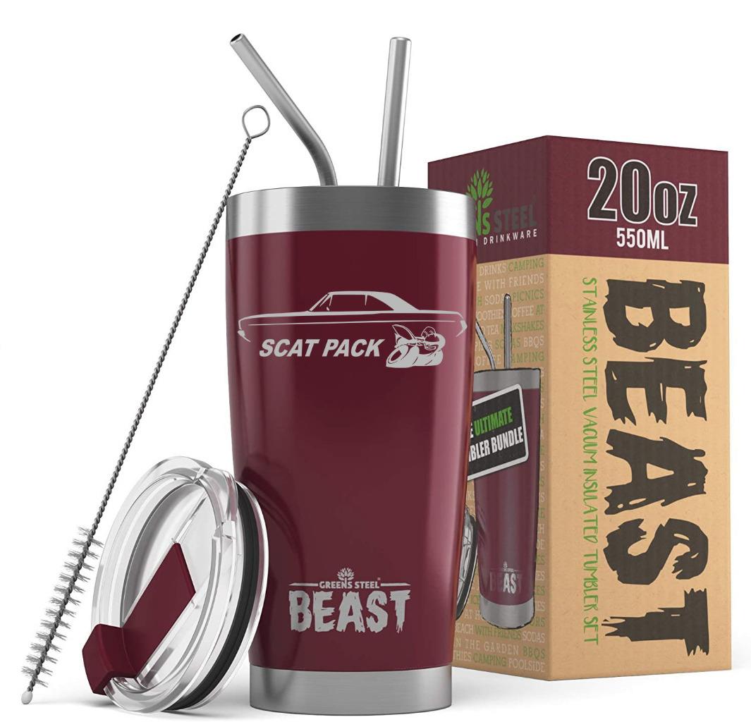 1970 1971 Dart Scat Pack BEAST 20oz / 30oz Stainless Steel Tumbler - Picture 18 of 19
