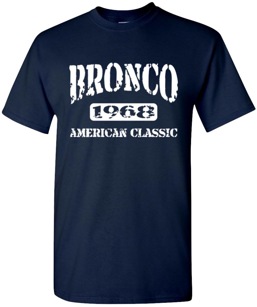 1968 Ford Bronco 4x4 Truck American Classic Design Tshirt NEW - Picture 3 of 14